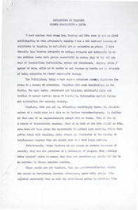 Reflections on Teaching