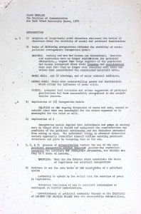 The Politics of Communication