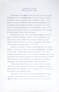 Reflections on Teaching