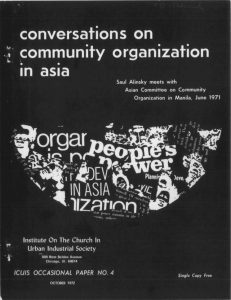Conversations on Community Organization in Asia