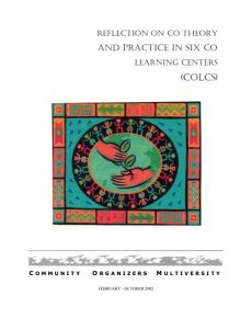 Reflection on Co Theory and Practice in Six Co Learning Centers (COLCS)