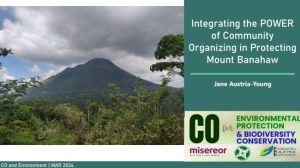 Integrating the Power of Community Organizing in Protecting Banahaw