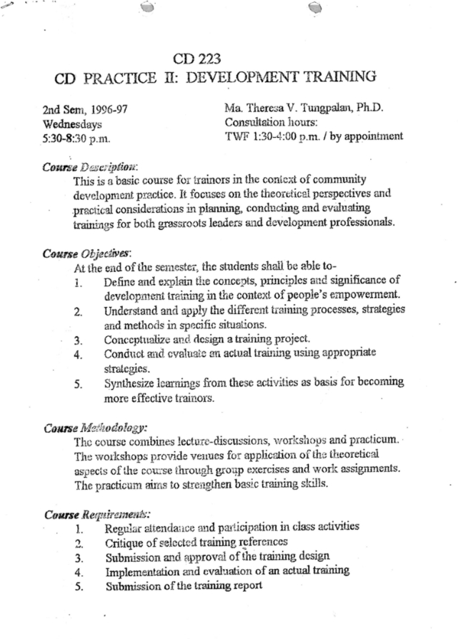 CD 223 Tungpalan, Ma. Theresa V. AY 1996-1997 2nd Sem