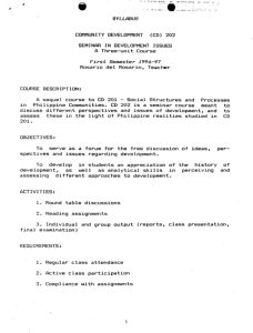 CD 202 Del Rosario, Rosario AY 1996-1997 1st Sem